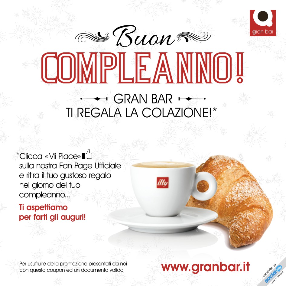 Promozione Buon Compleanno